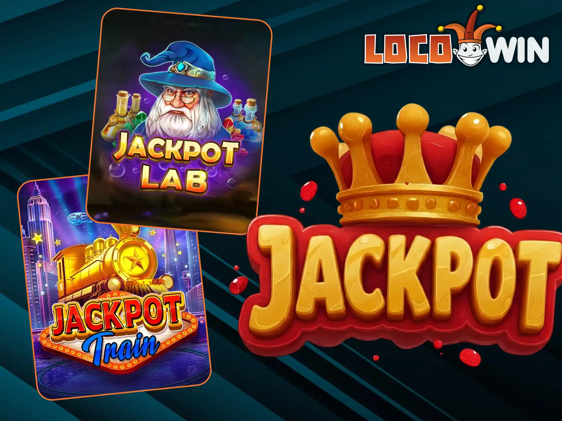 Erleben Sie den Nervenkitzel eines großen Gewinns mit den Jackpot-Spielen von LocoWin.